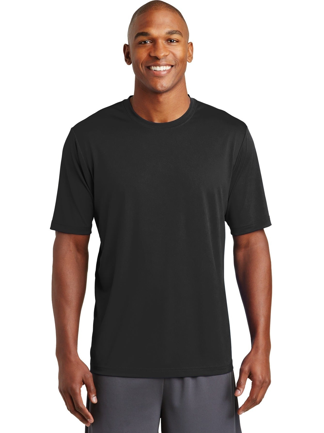  Sport-Tek Posicharge Tough Tee-Regular-Sport-Tek-Black-S-Thread Logic