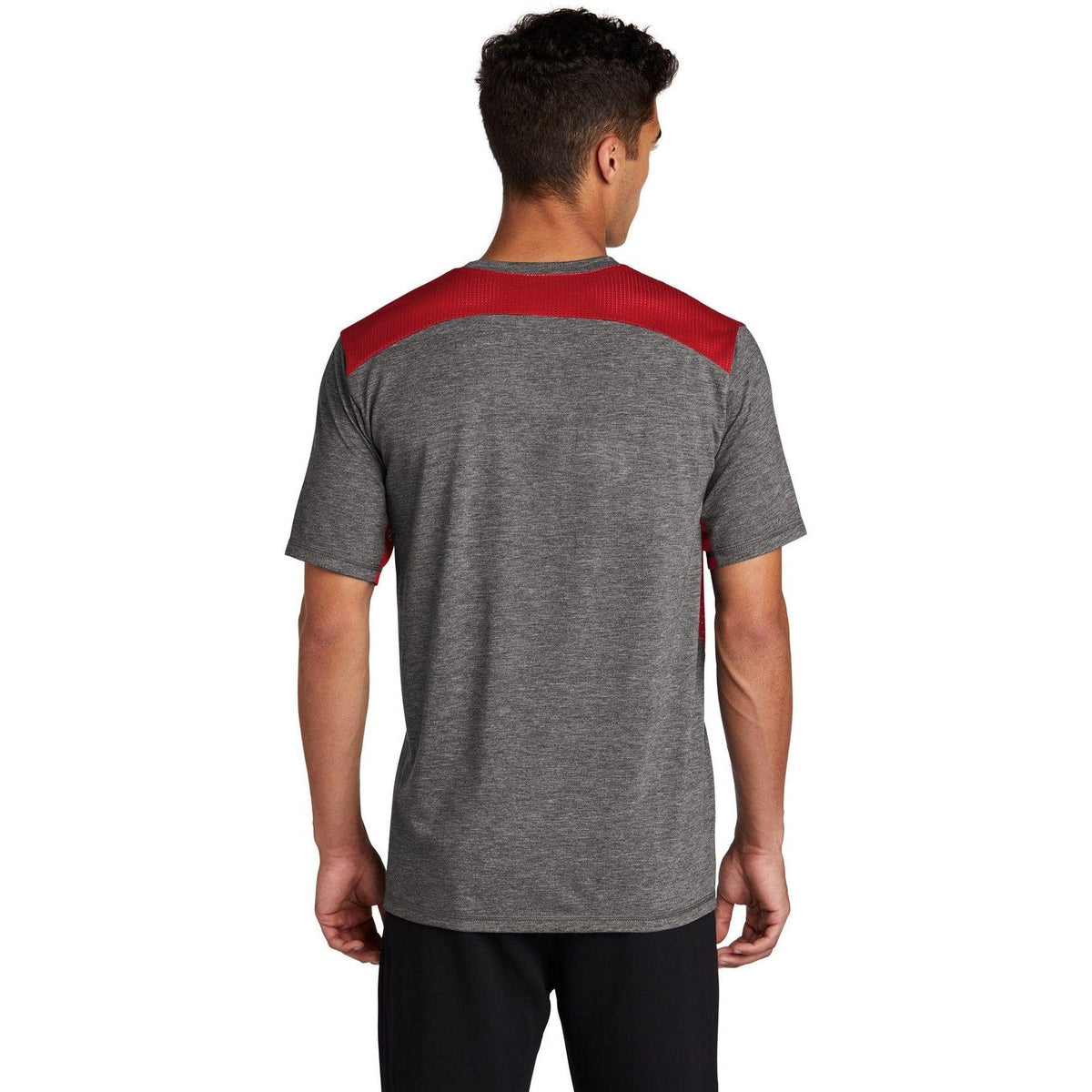 no-logo Sport-Tek Posicharge Tri-Blend Wicking Draft Tee-Regular-Sport-Tek-Thread Logic