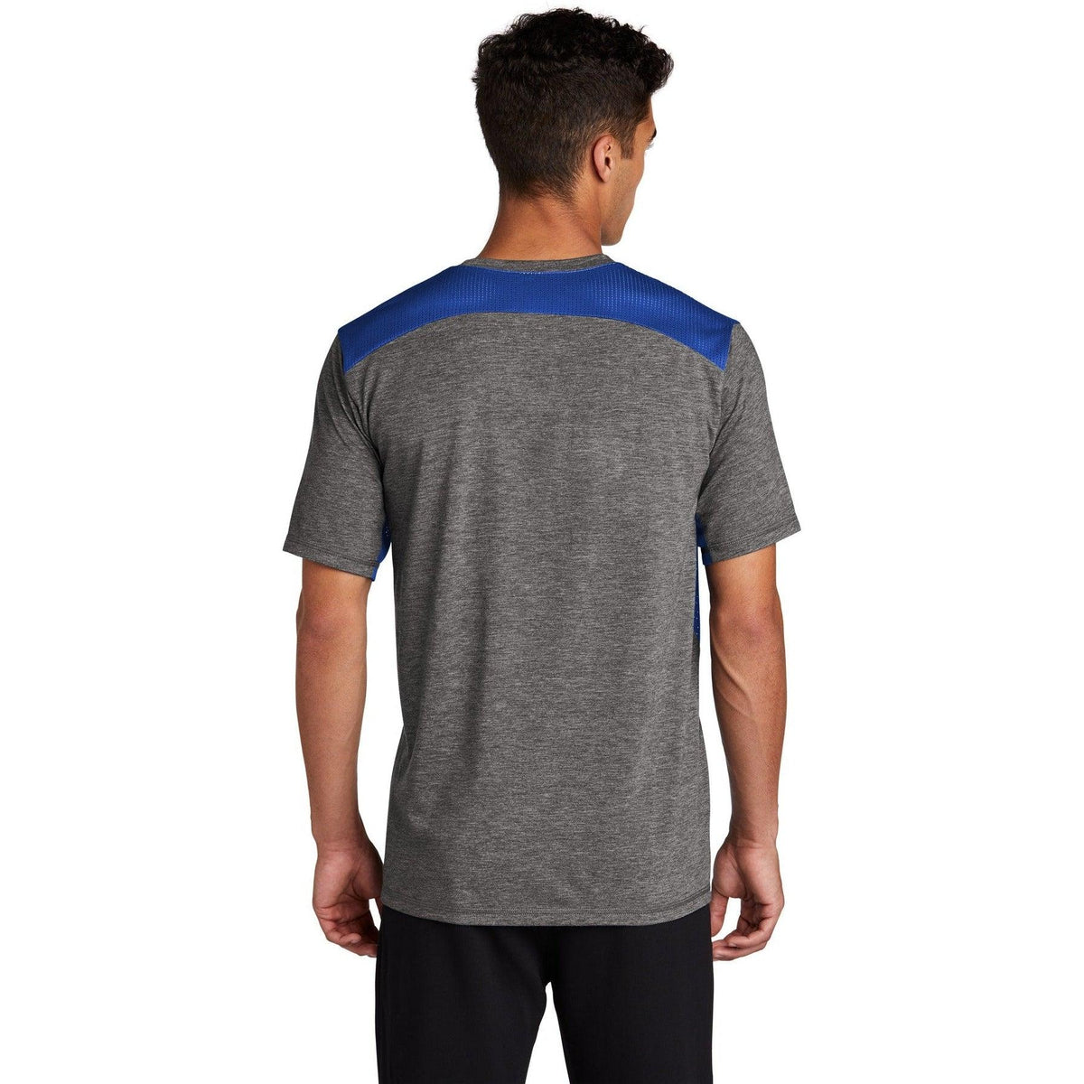no-logo Sport-Tek Posicharge Tri-Blend Wicking Draft Tee-Regular-Sport-Tek-Thread Logic