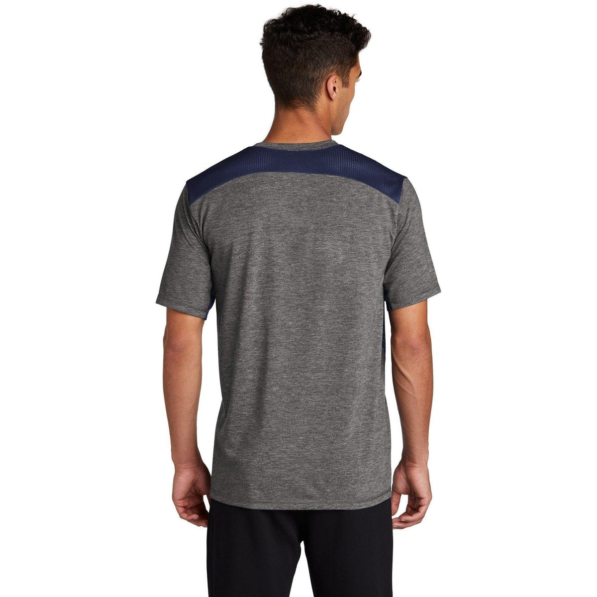 no-logo Sport-Tek Posicharge Tri-Blend Wicking Draft Tee-Regular-Sport-Tek-Thread Logic