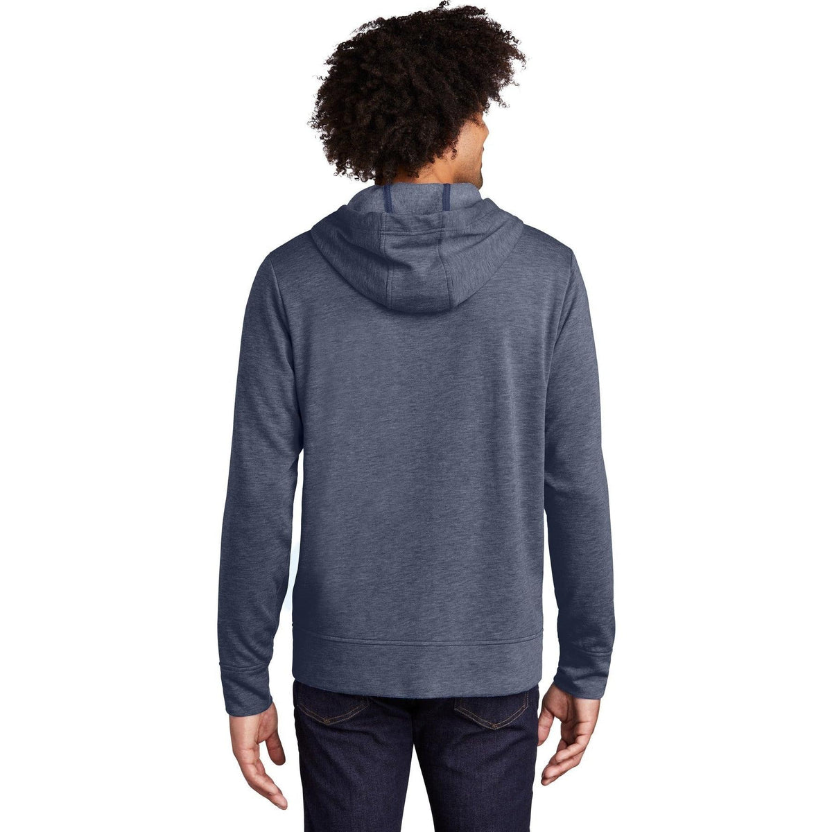 no-logo Sport-Tek Posicharge Tri-Blend Wicking Fleece Full-Zip Hooded Jacket-Regular-Sport-Tek-Thread Logic