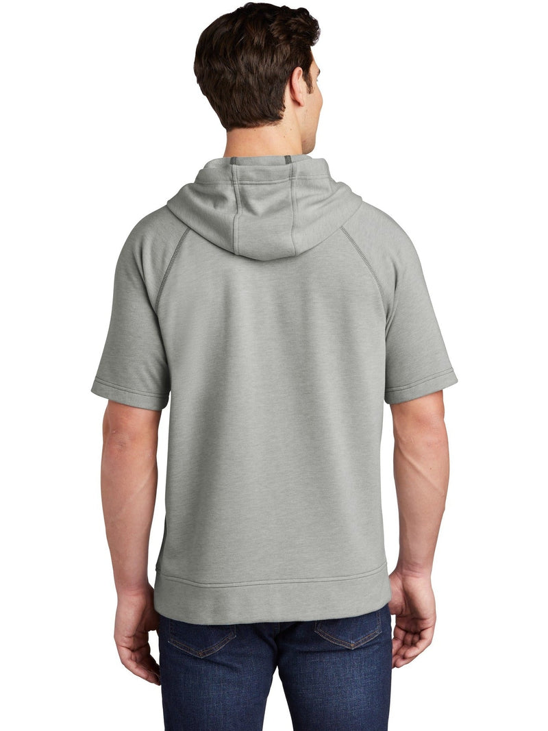 no-logo Sport-Tek Posicharge Tri-Blend Wicking Fleece Short Sleeve Hooded Pullover-Regular-Sport-Tek-Thread Logic