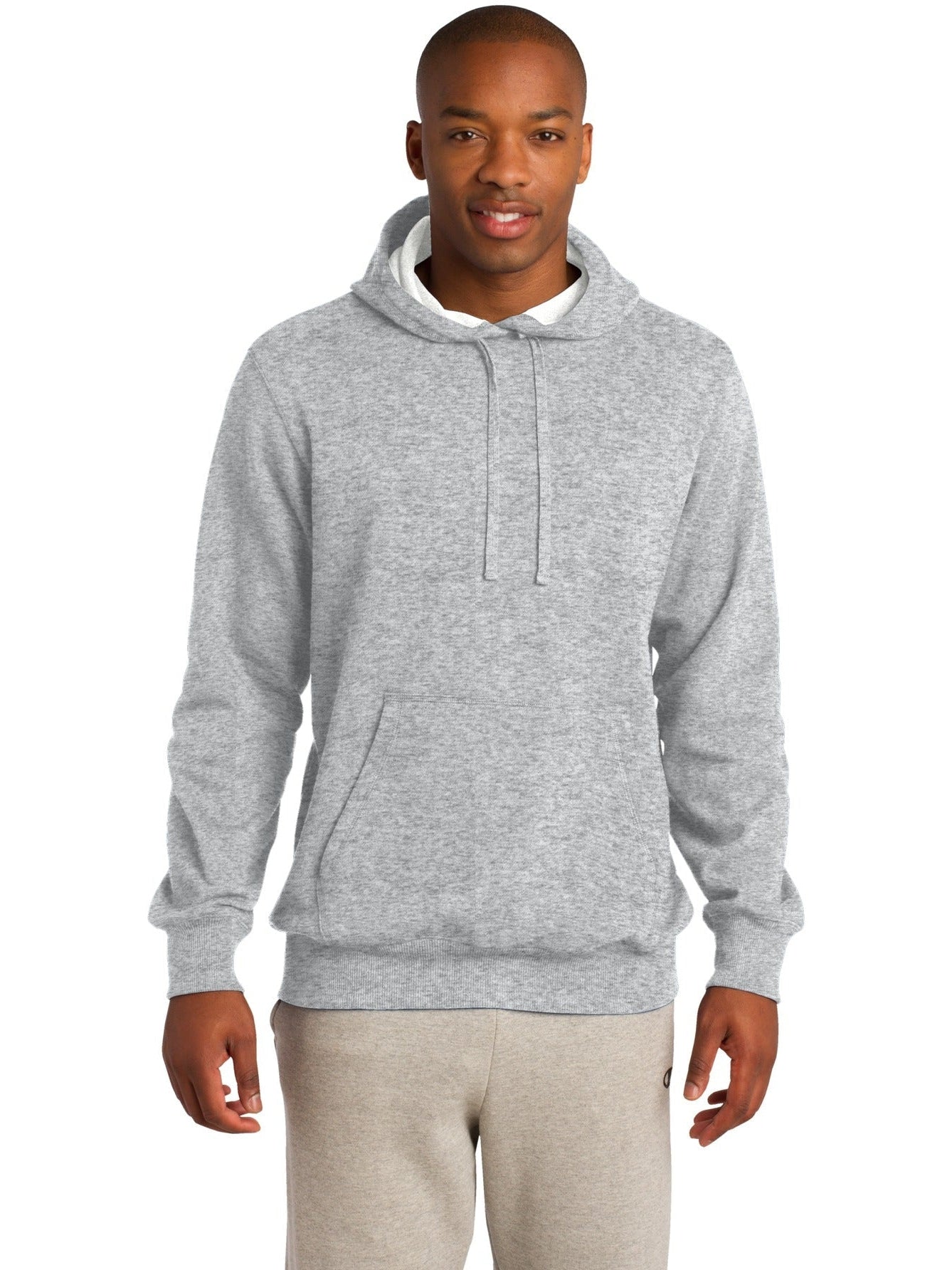  Sport-Tek Pullover Hooded Sweatshirt-Regular-Sport-Tek-Athletic Heather-S-Thread Logic