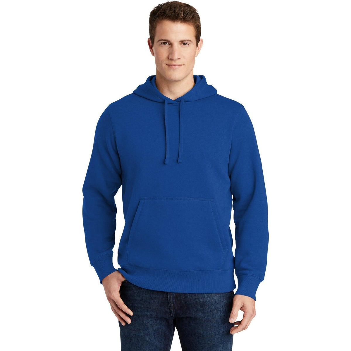no-logo Sport-Tek Pullover Hooded Sweatshirt-Hoodies-Sport-Tek-True Royal-S-Thread Logic