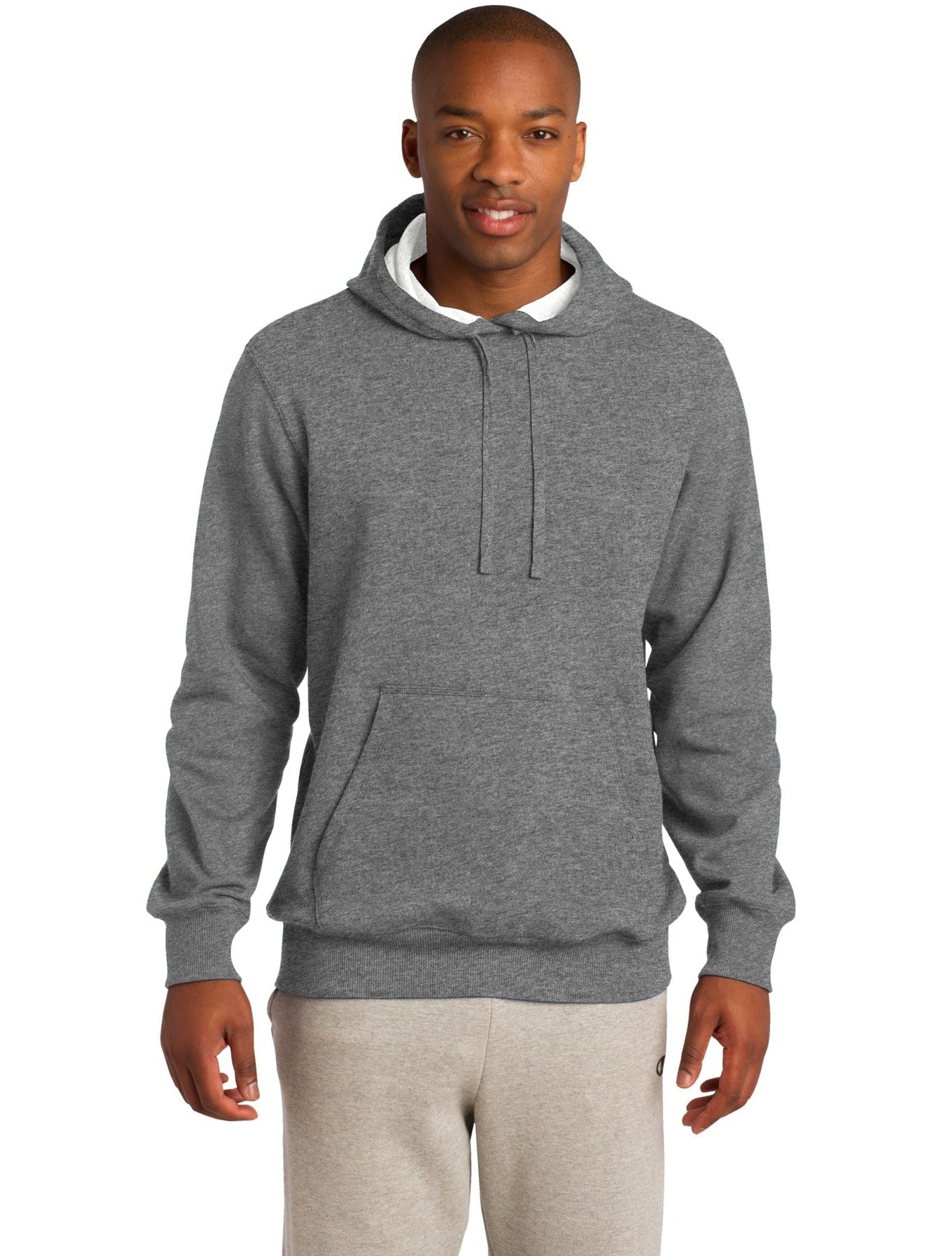  Sport-Tek Pullover Hooded Sweatshirt-Regular-Sport-Tek-Vintage Heather-S-Thread Logic
