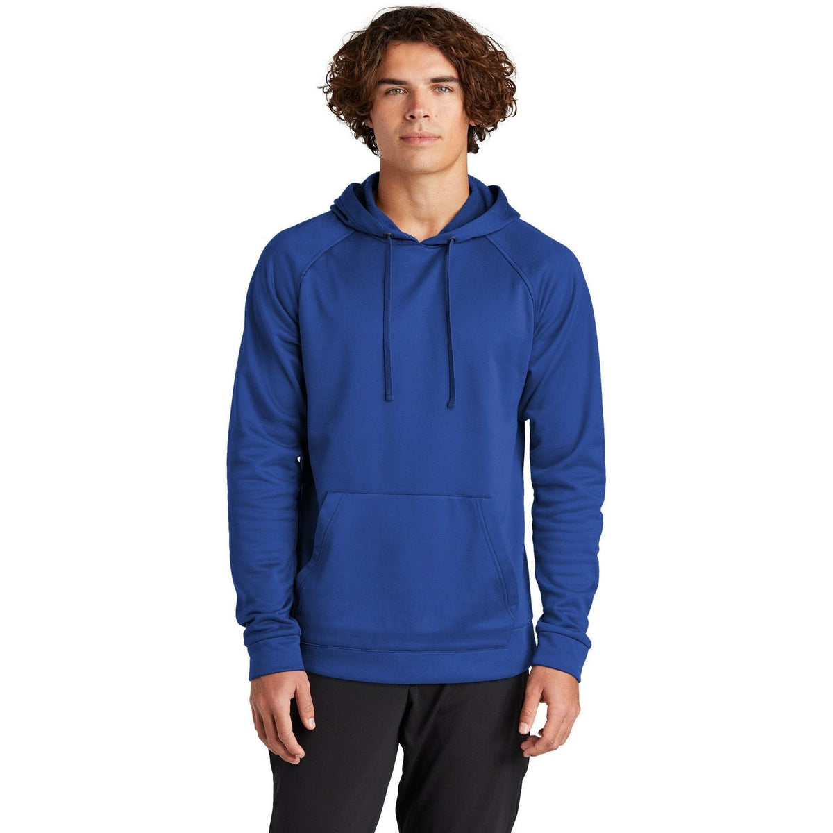 no-logo  Sport-Tek Re-Compete Fleece Pullover Hoodie-Regular-Sport-Tek-True Royal-2XL-Thread Logic