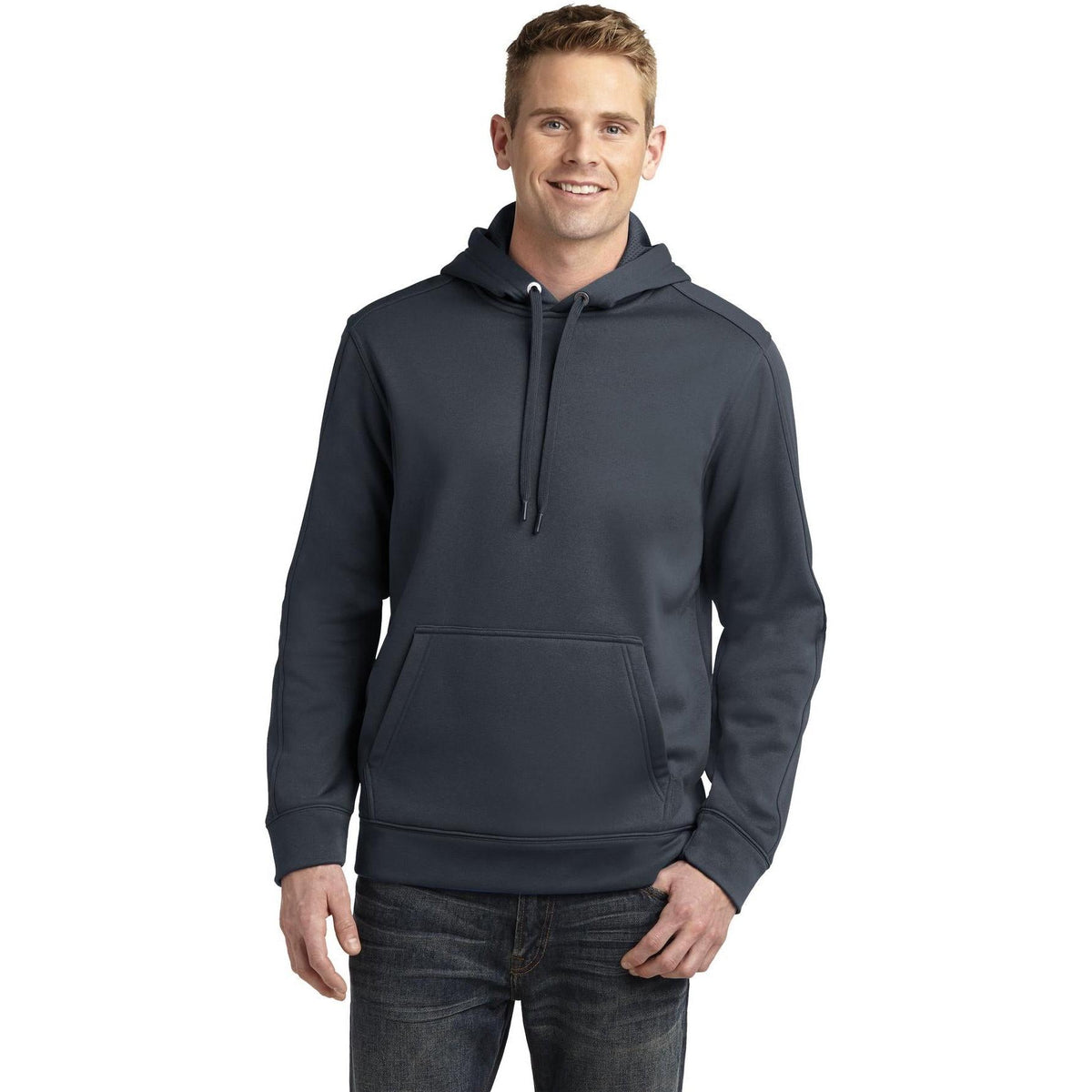 logo-left Sport-Tek Repel Hooded Pullover-Hoodies-Sport-Tek-Graphite-S-Thread Logic