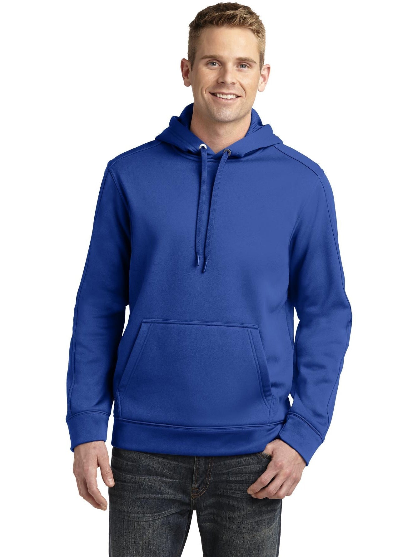  Sport-Tek Repel Hooded Pullover-Regular-Sport-Tek-True Royal-S-Thread Logic