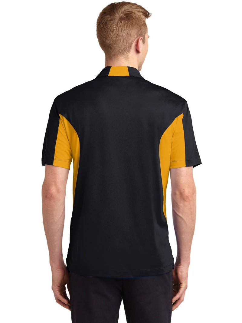 no-logo Sport-Tek Side Blocked Micropique Polo Shirt-Regular-Sport-Tek-Thread Logic