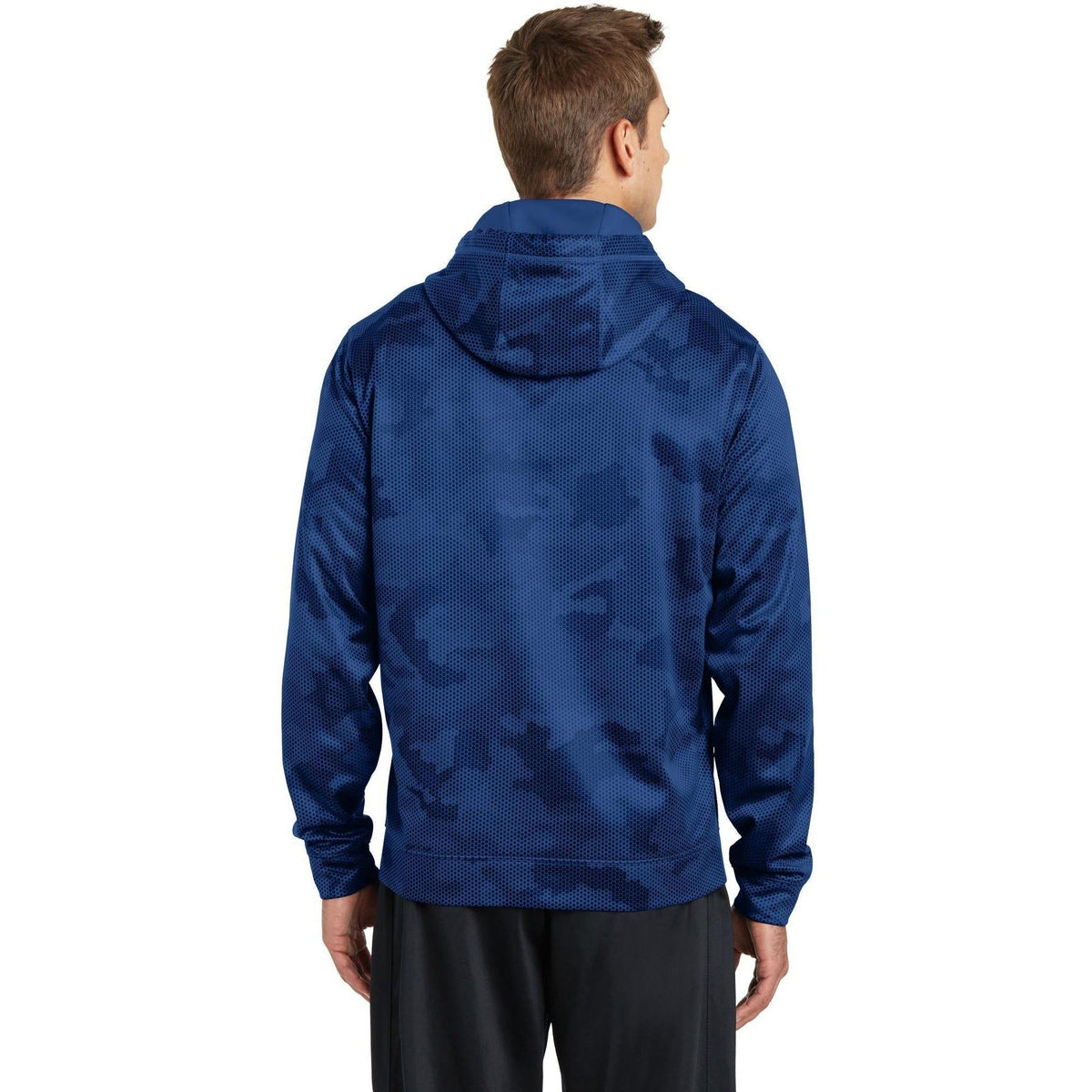 no-logo Sport-Tek Sport-Wick Camohex Fleece Hooded Pullover-Regular-Sport-Tek-Thread Logic