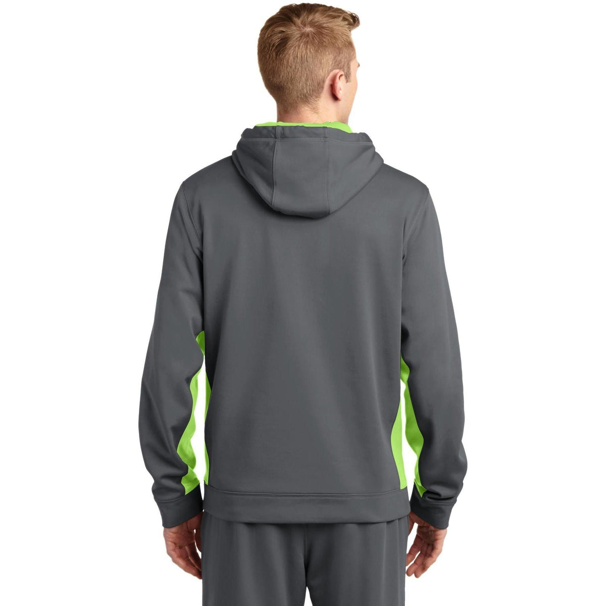 no-logo Sport-Tek Sport-Wick Fleece Colorblock Hooded Pullover-Hoodies-Sport-Tek-Thread Logic