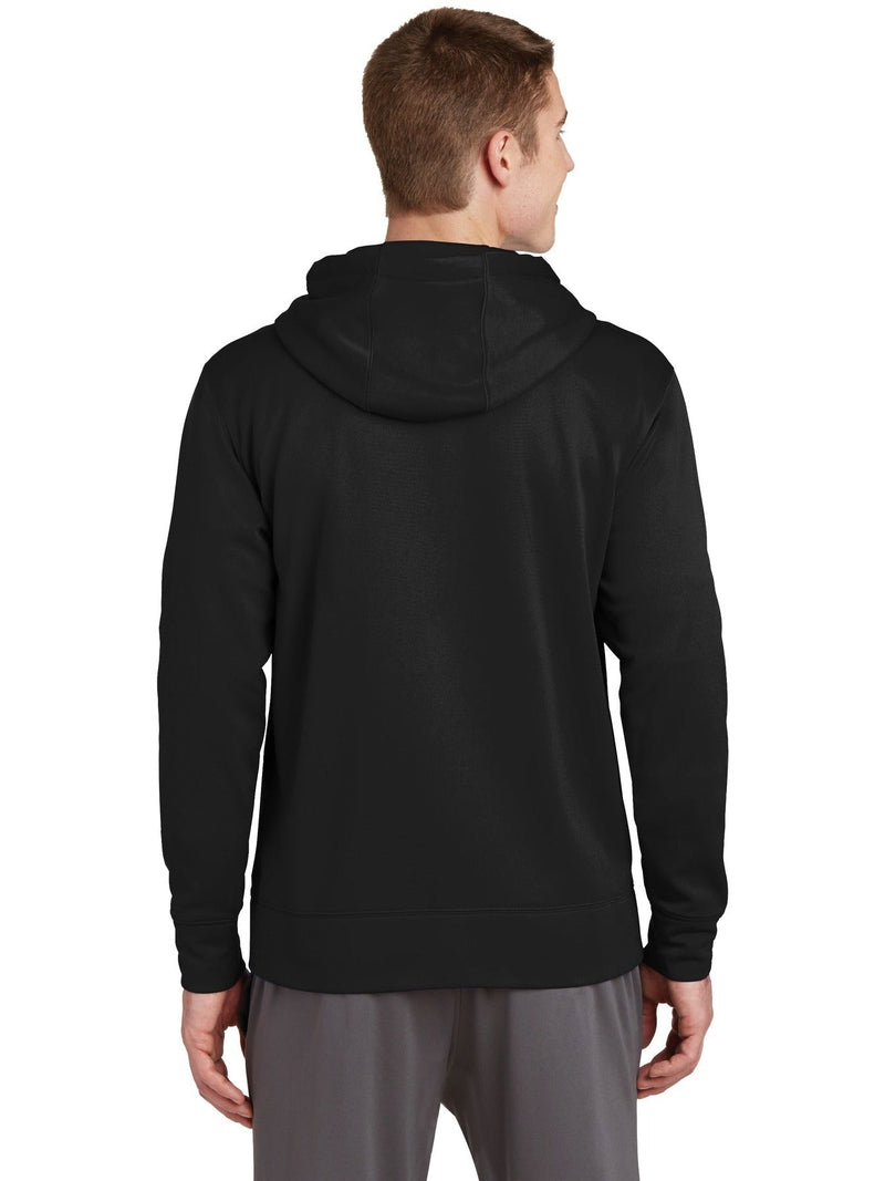 no-logo Sport-Tek Sport-Wick Fleece Full-Zip Hooded Jacket-Regular-Sport-Tek-Thread Logic