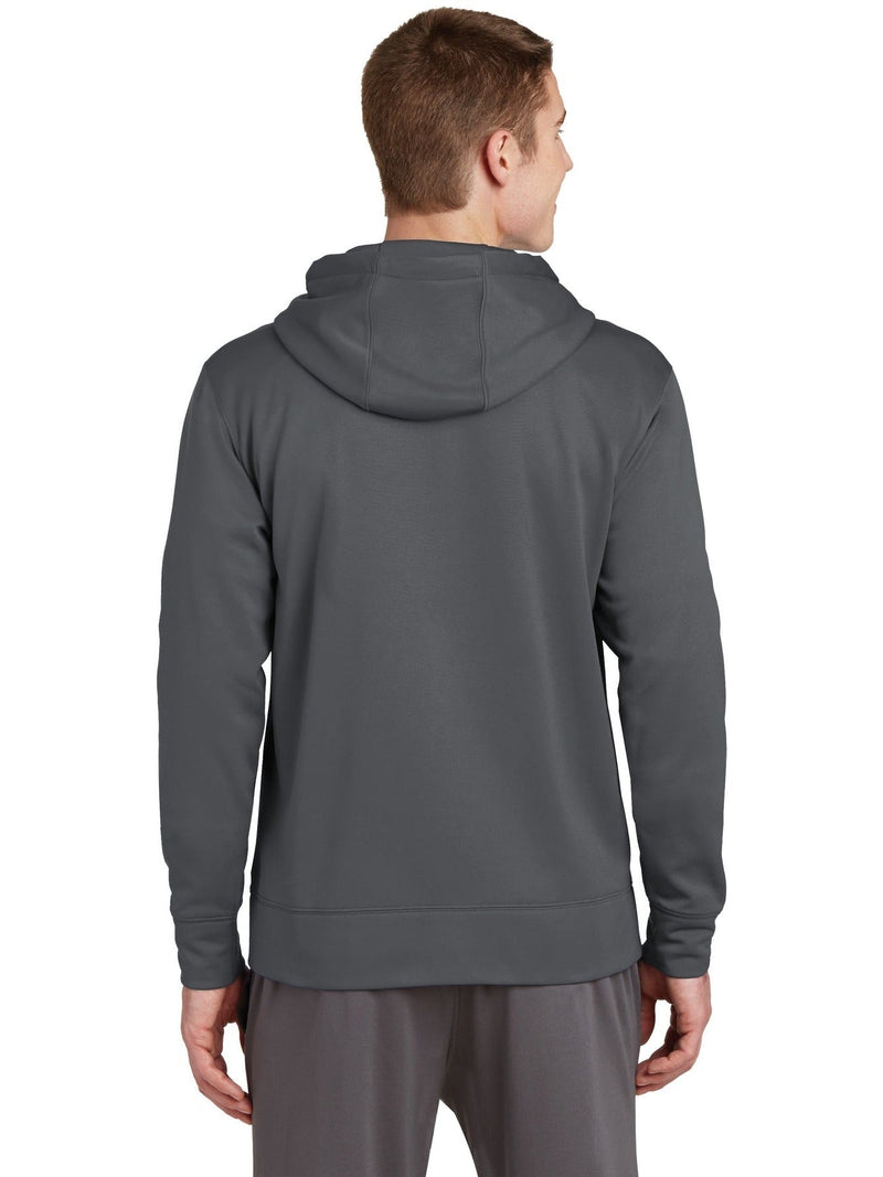 no-logo Sport-Tek Sport-Wick Fleece Full-Zip Hooded Jacket-Regular-Sport-Tek-Thread Logic