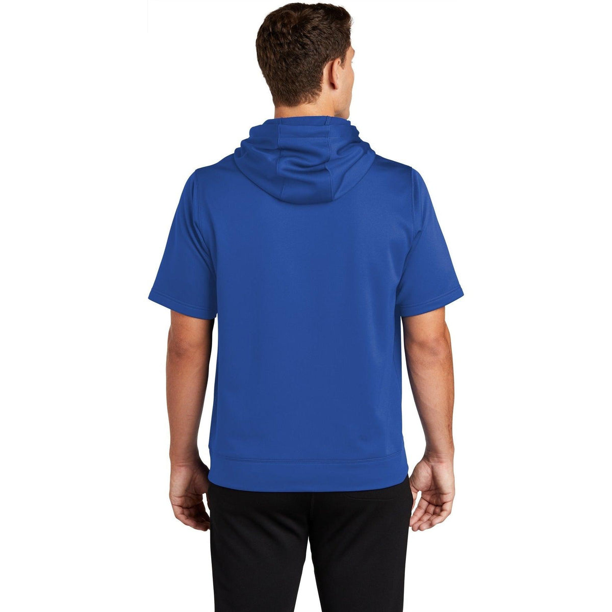no-logo Sport-Tek Sport-Wick Fleece Short Sleeve Hooded Pullover-Regular-Sport-Tek-Thread Logic