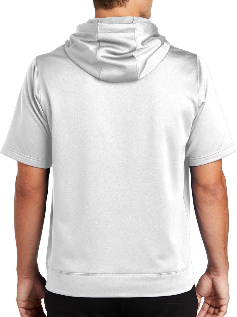 no-logo Sport-Tek Sport-Wick Fleece Short Sleeve Hooded Pullover-Regular-Sport-Tek-Thread Logic
