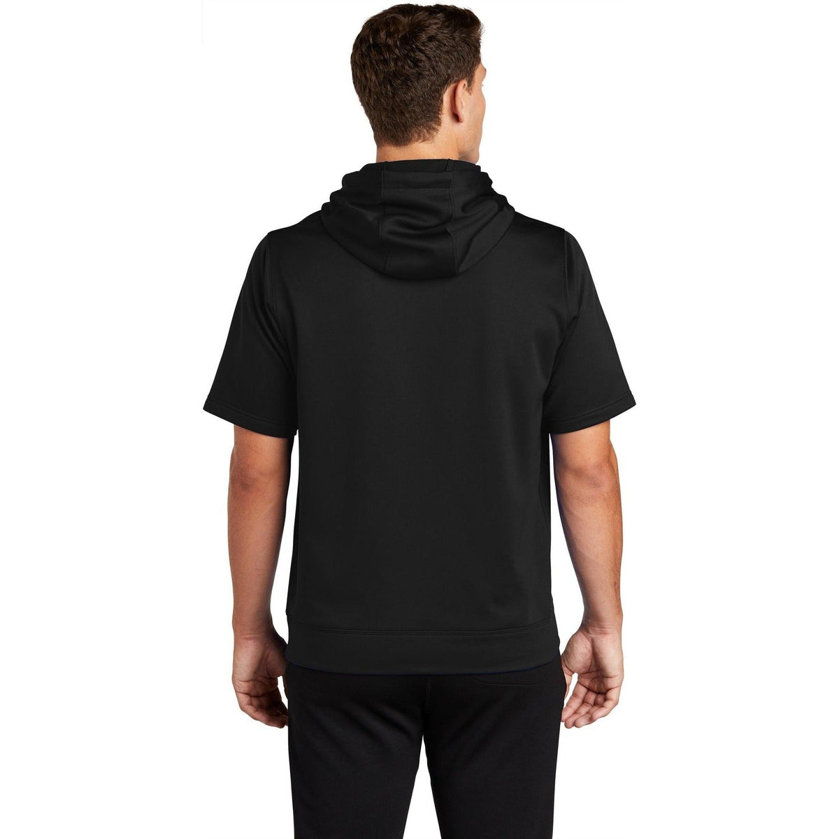 no-logo Sport-Tek Sport-Wick Fleece Short Sleeve Hooded Pullover-Regular-Sport-Tek-Thread Logic