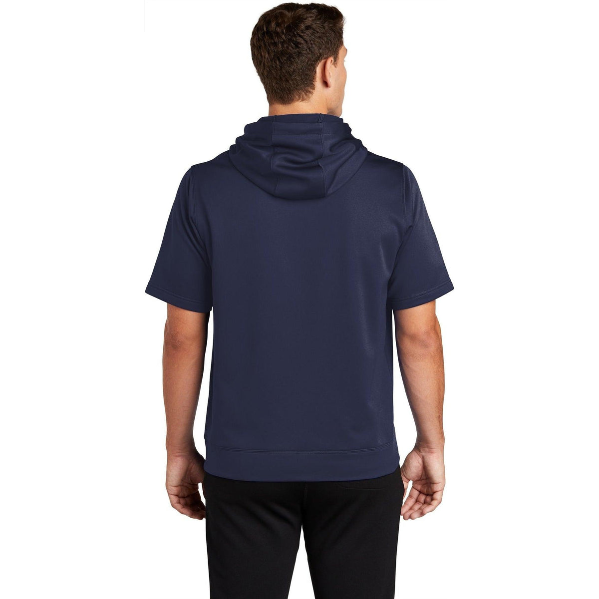 no-logo Sport-Tek Sport-Wick Fleece Short Sleeve Hooded Pullover-Regular-Sport-Tek-Thread Logic