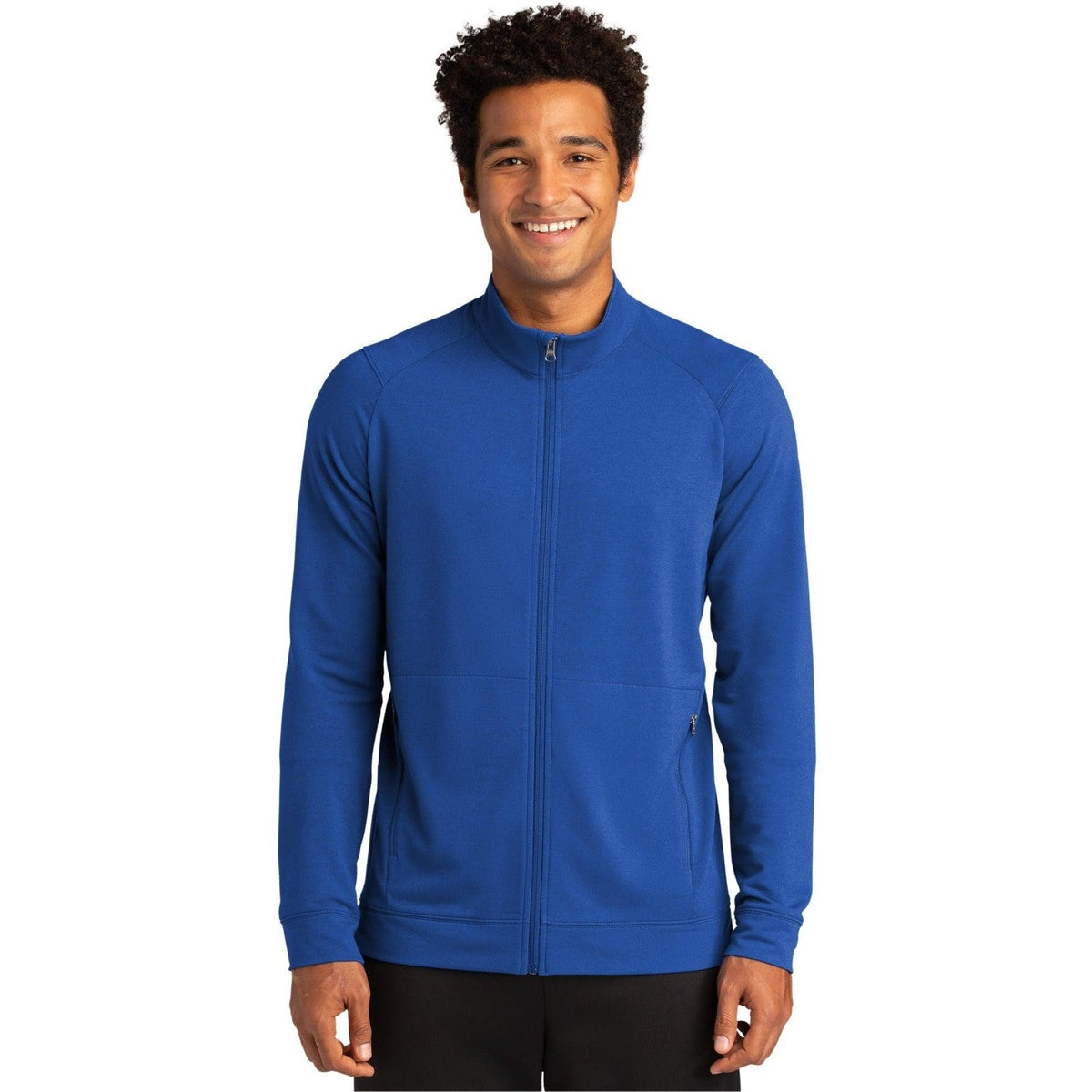 no-logo  Sport-Tek Sport-Wick Flex Fleece Full-Zip-Regular-Sport-Tek-True Royal-S-Thread Logic