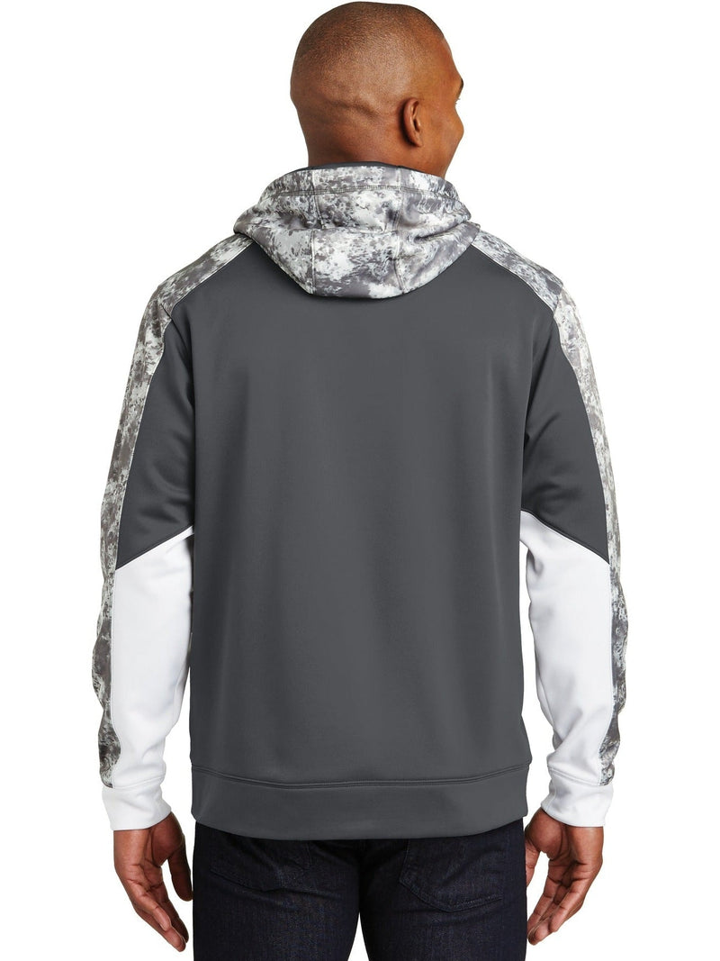 no-logo Sport-Tek Sport-Wick Mineral Freeze Fleece Colorblock Hooded Pullover-Regular-Sport-Tek-Thread Logic