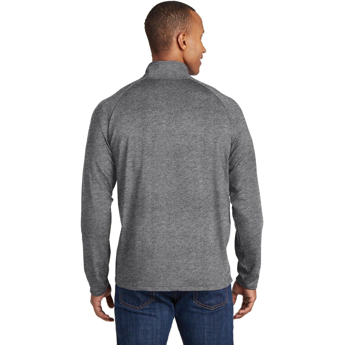 no-logo Sport-Tek Sport-Wick Stretch 1/2 Zip Pullover-Quarter Zips-Sport-Tek-Thread Logic