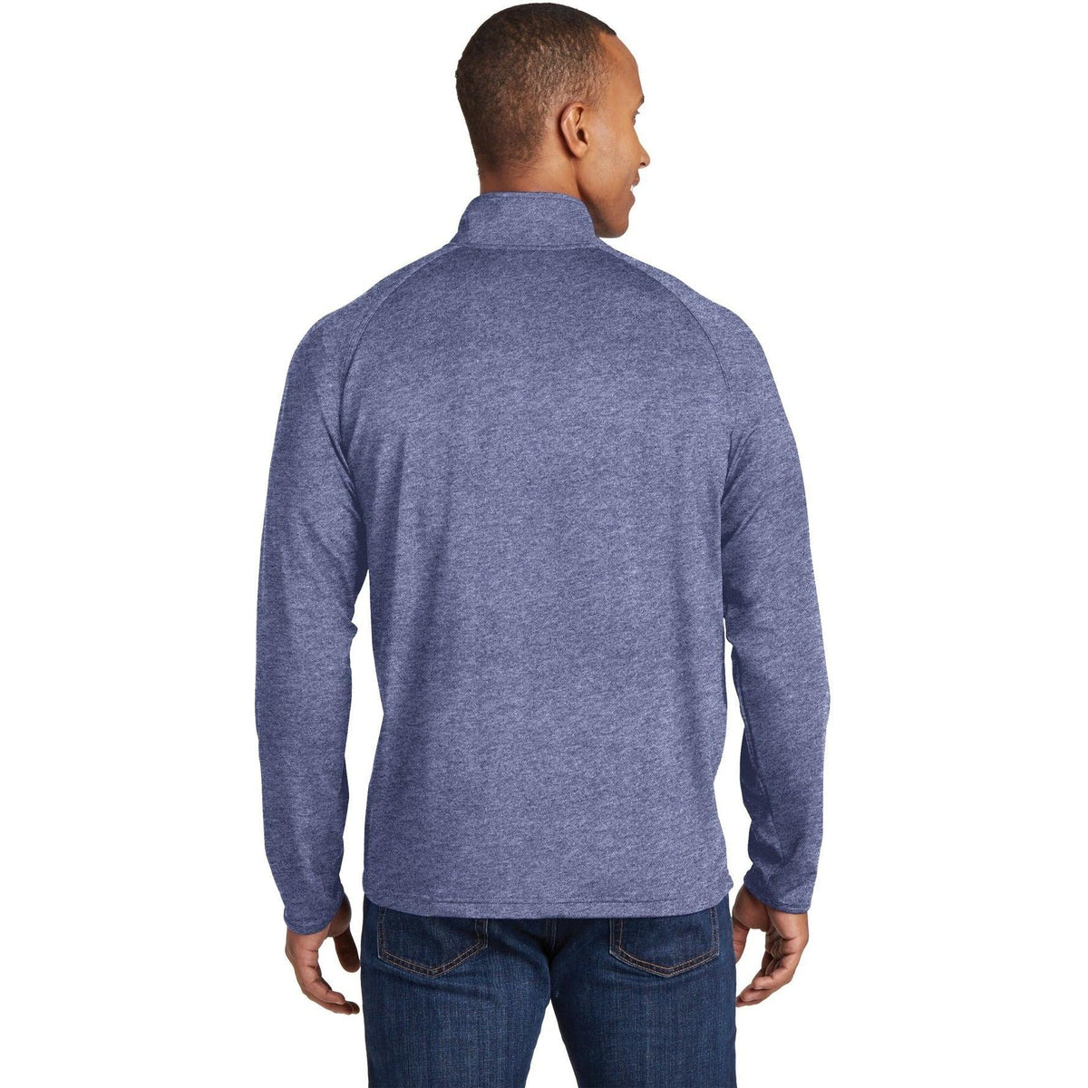 no-logo Sport-Tek Sport-Wick Stretch 1/2 Zip Pullover-Quarter Zips-Sport-Tek-Thread Logic