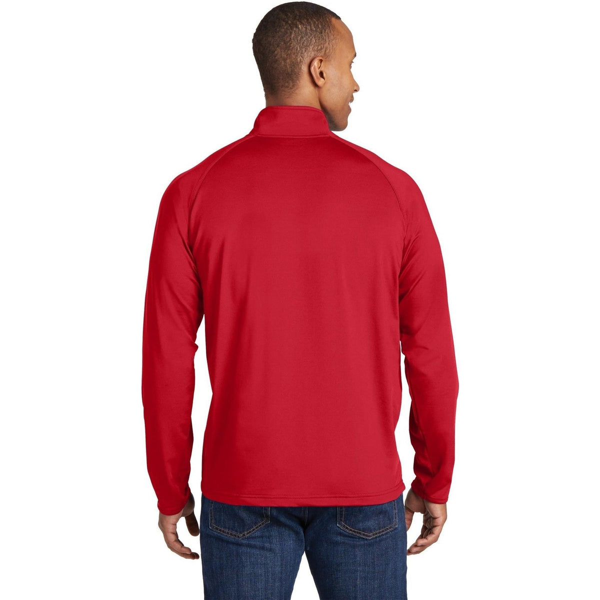 no-logo Sport-Tek Sport-Wick Stretch 1/2 Zip Pullover-Quarter Zips-Sport-Tek-Thread Logic