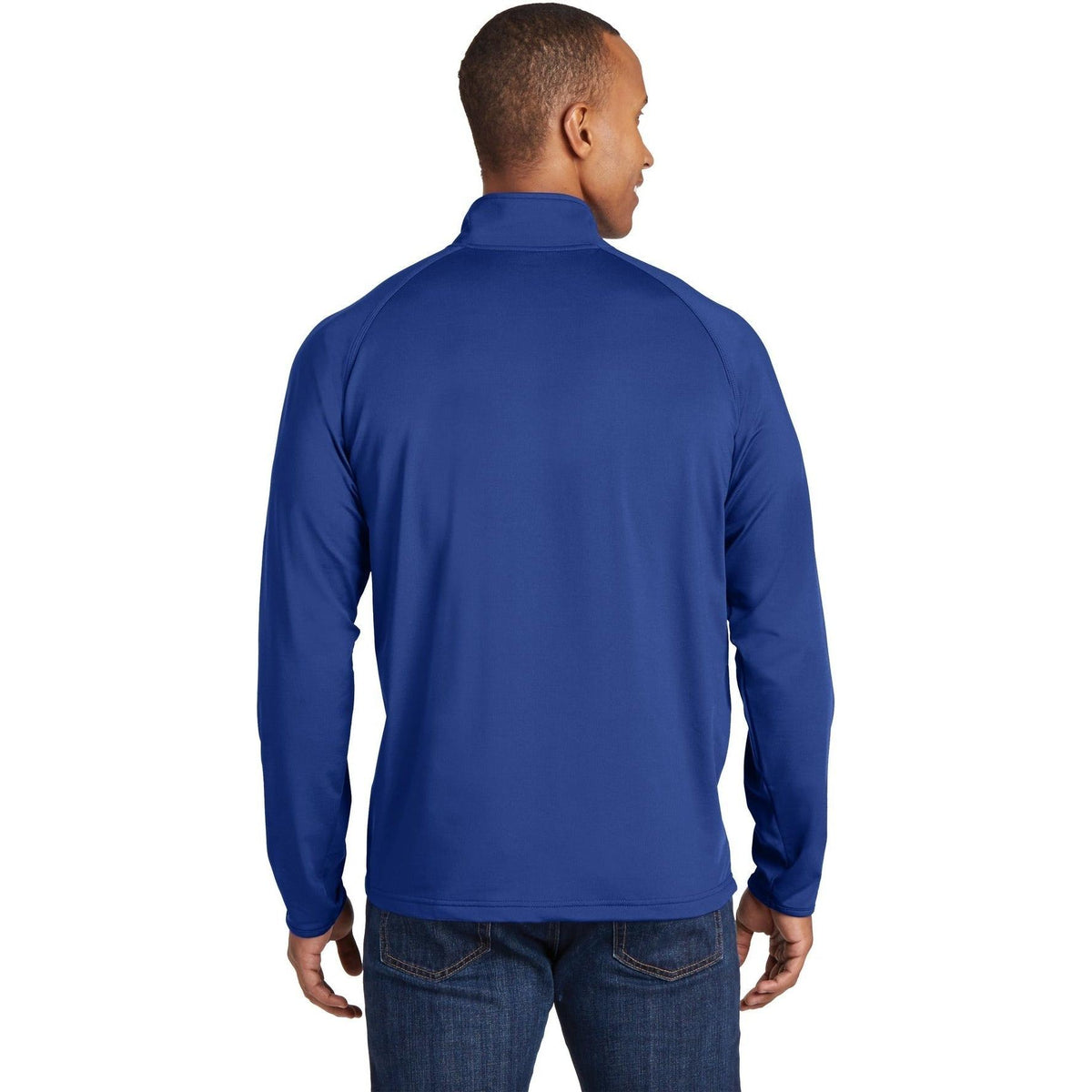 no-logo Sport-Tek Sport-Wick Stretch 1/2 Zip Pullover-Quarter Zips-Sport-Tek-Thread Logic
