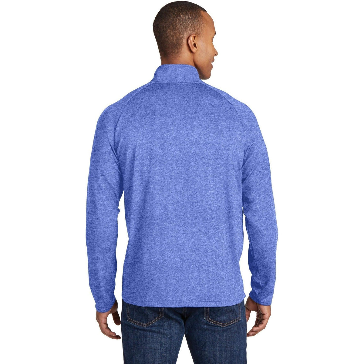 no-logo Sport-Tek Sport-Wick Stretch 1/2 Zip Pullover-Quarter Zips-Sport-Tek-Thread Logic