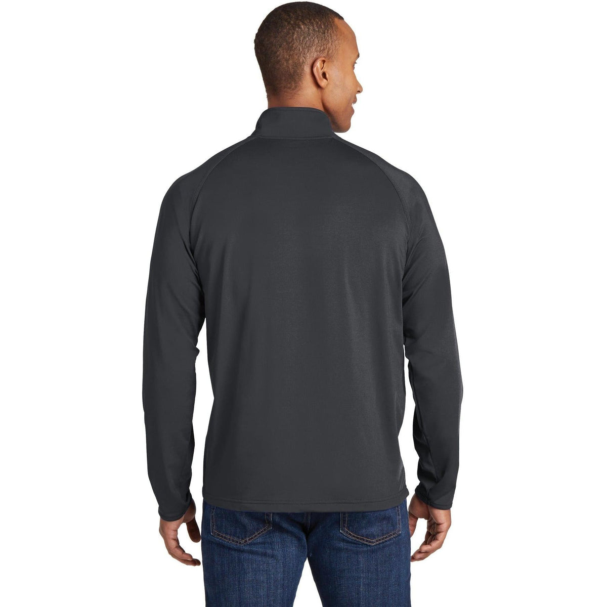 no-logo Sport-Tek Sport-Wick Stretch 1/2 Zip Pullover-Quarter Zips-Sport-Tek-Thread Logic