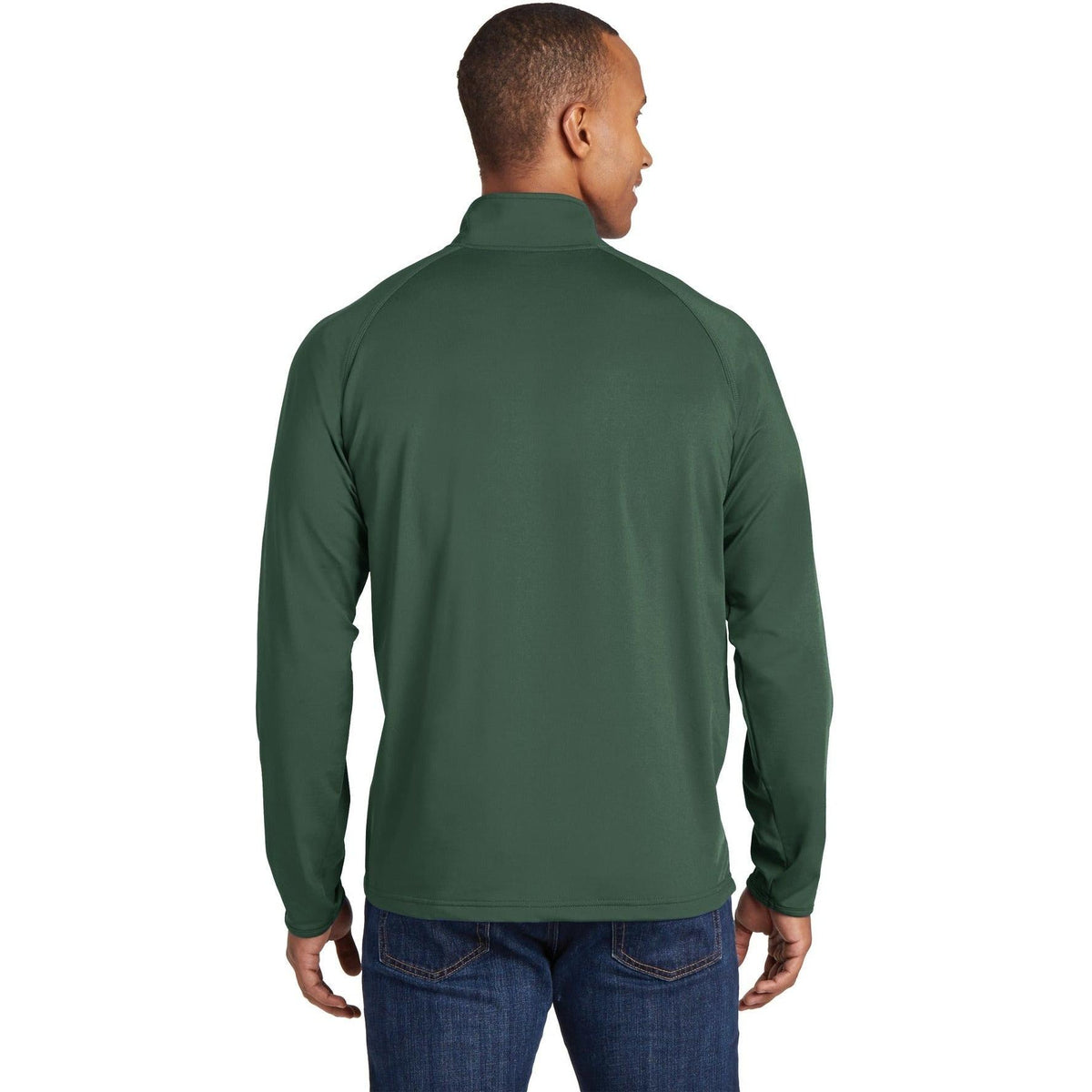 no-logo Sport-Tek Sport-Wick Stretch 1/2 Zip Pullover-Quarter Zips-Sport-Tek-Thread Logic