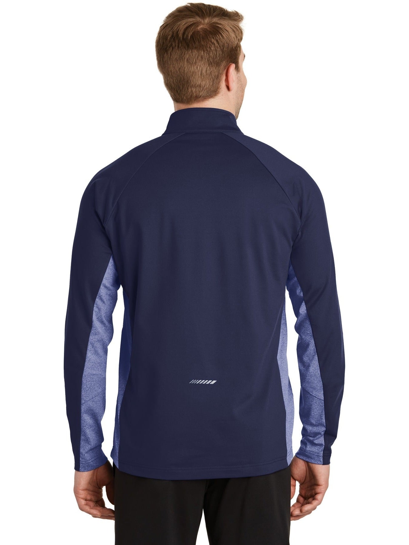 no-logo Sport-Tek Sport-Wick Stretch Contrast 1/2-Zip Pullover-Regular-Sport-Tek-Thread Logic