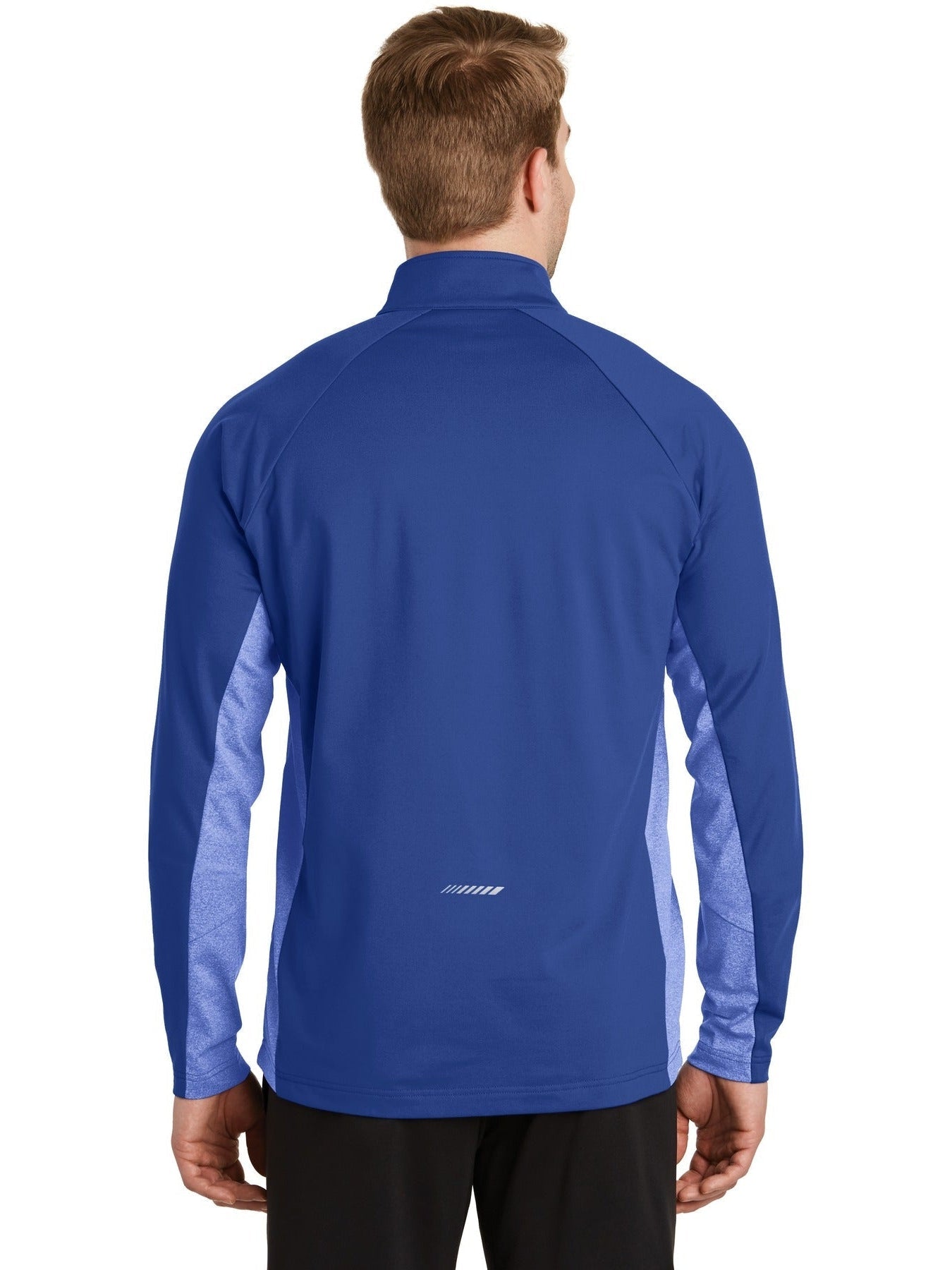 no-logo Sport-Tek Sport-Wick Stretch Contrast 1/2-Zip Pullover-Regular-Sport-Tek-Thread Logic