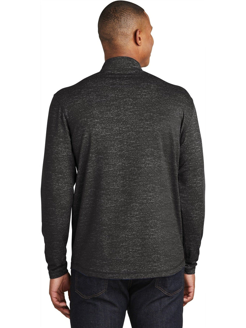 no-logo Sport-Tek Sport-Wick Stretch Reflective Heather 1/2-Zip Pullover-Regular-Sport-Tek-Thread Logic