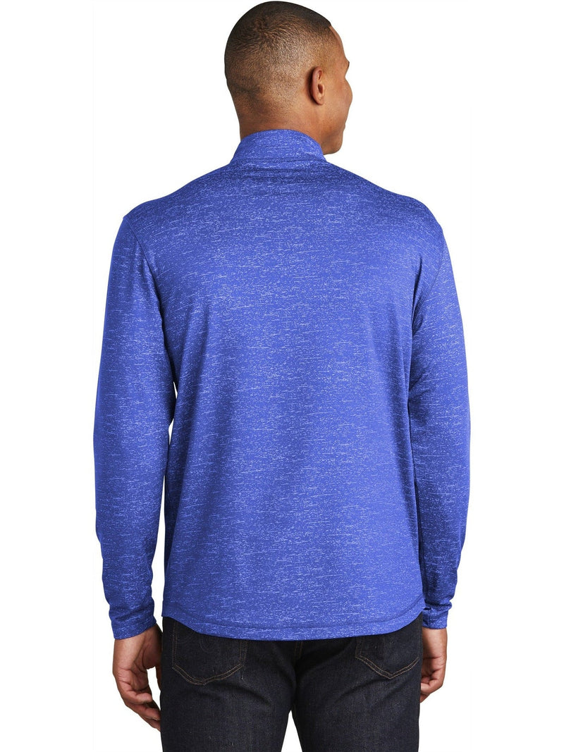 no-logo Sport-Tek Sport-Wick Stretch Reflective Heather 1/2-Zip Pullover-Regular-Sport-Tek-Thread Logic