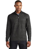  Sport-Tek Sport-Wick Stretch Reflective Heather 1/2-Zip Pullover-Regular-Sport-Tek-Black-S-Thread Logic