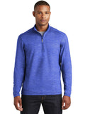  Sport-Tek Sport-Wick Stretch Reflective Heather 1/2-Zip Pullover-Regular-Sport-Tek-True Royal-S-Thread Logic