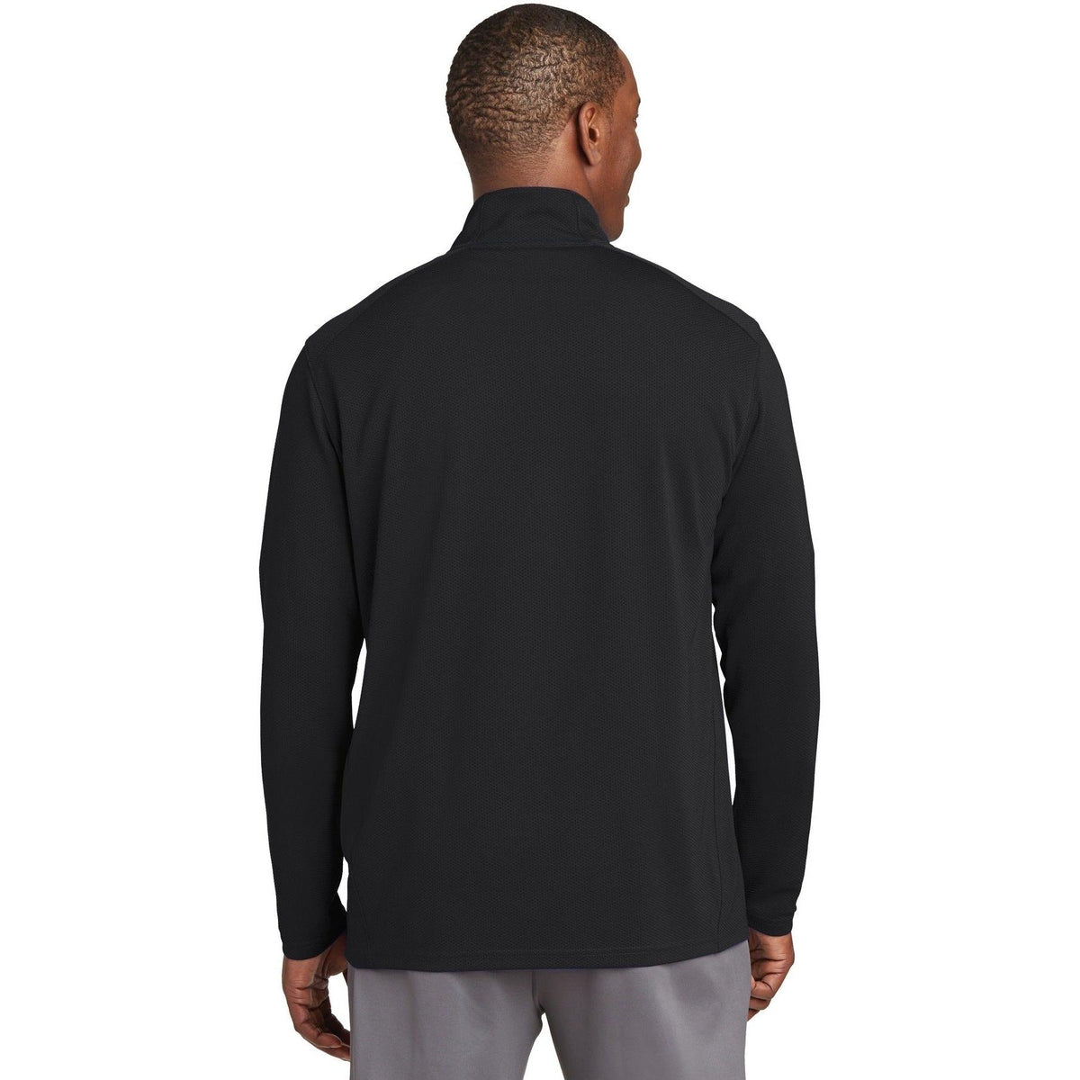 no-logo Sport-Tek Sport-Wick Textured 1/4-Zip Pullover-Regular-Sport-Tek-Thread Logic