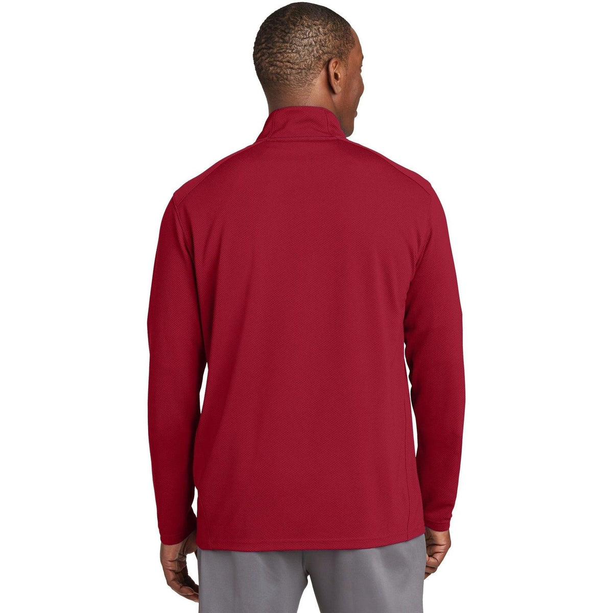 no-logo Sport-Tek Sport-Wick Textured 1/4-Zip Pullover-Regular-Sport-Tek-Thread Logic