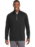  Sport-Tek Sport-Wick Textured 1/4-Zip Pullover-Regular-Sport-Tek-Black-S-Thread Logic