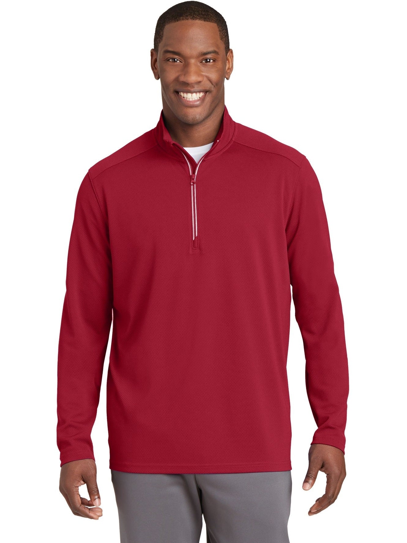 Sport Tek ST860 Quarter-Zip Pullover with Custom Embroidery