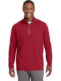  Sport-Tek Sport-Wick Textured 1/4-Zip Pullover-Regular-Sport-Tek-Deep Red-S-Thread Logic