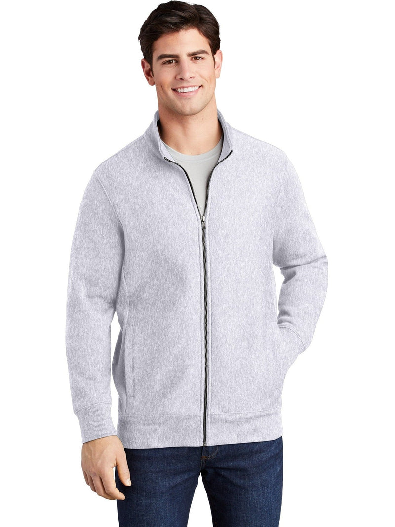  Sport-Tek Super Heavyweight Full-Zip Sweatshirt-Regular-Sport-Tek-Athletic Heather-S-Thread Logic