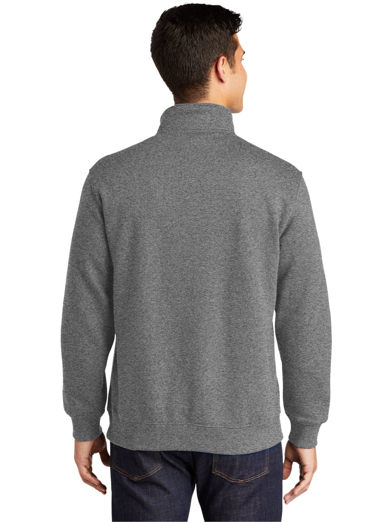 no-logo Sport-Tek Tall 1/4 Zip Sweatshirt-Regular-Sport-Tek-Thread Logic