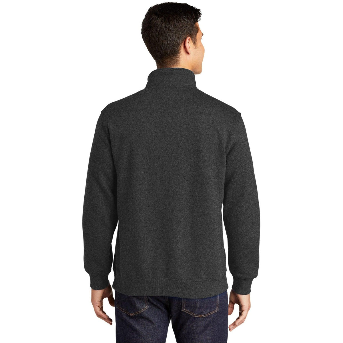 no-logo Sport-Tek Tall 1/4 Zip Sweatshirt-Quarter Zips-Sport-Tek-Thread Logic