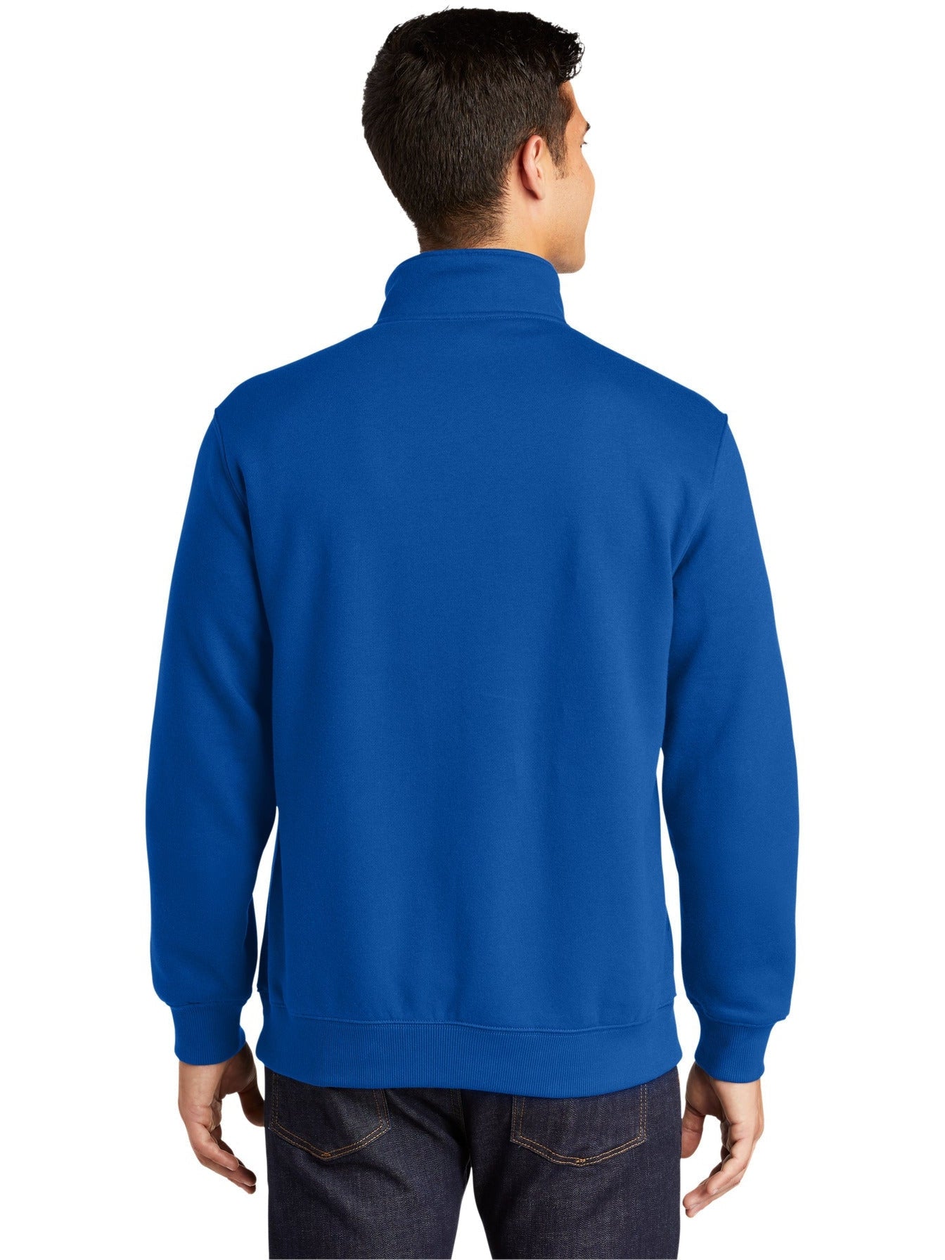 Sport Tek TST253 Quarter-Zip Pullover with Custom Embroidery