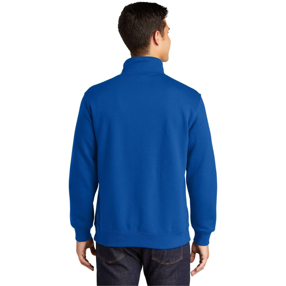 no-logo Sport-Tek Tall 1/4 Zip Sweatshirt-Quarter Zips-Sport-Tek-Thread Logic