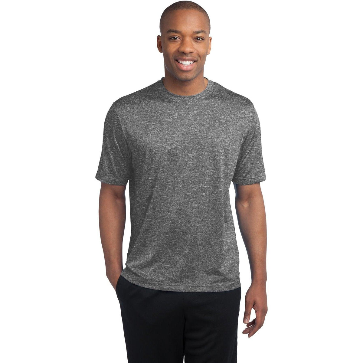 no-logo  Sport-Tek Tall Heather Contender Tee-Regular-Sport-Tek-Vintage Heather-LT-Thread Logic