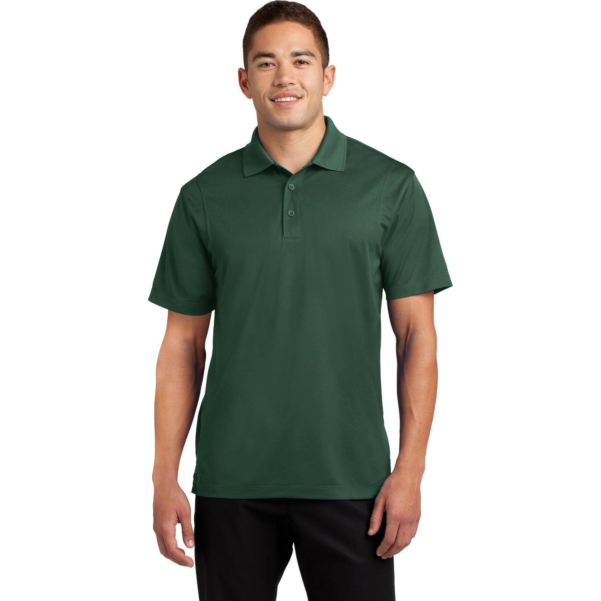 no-logo  Sport-Tek Tall Micropique Sport-Wick Polo-Regular-Sport-Tek-Forest Green-LT-Thread Logic