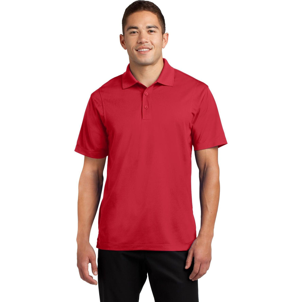 no-logo  Sport-Tek Tall Micropique Sport-Wick Polo-Regular-Sport-Tek-True Red-LT-Thread Logic