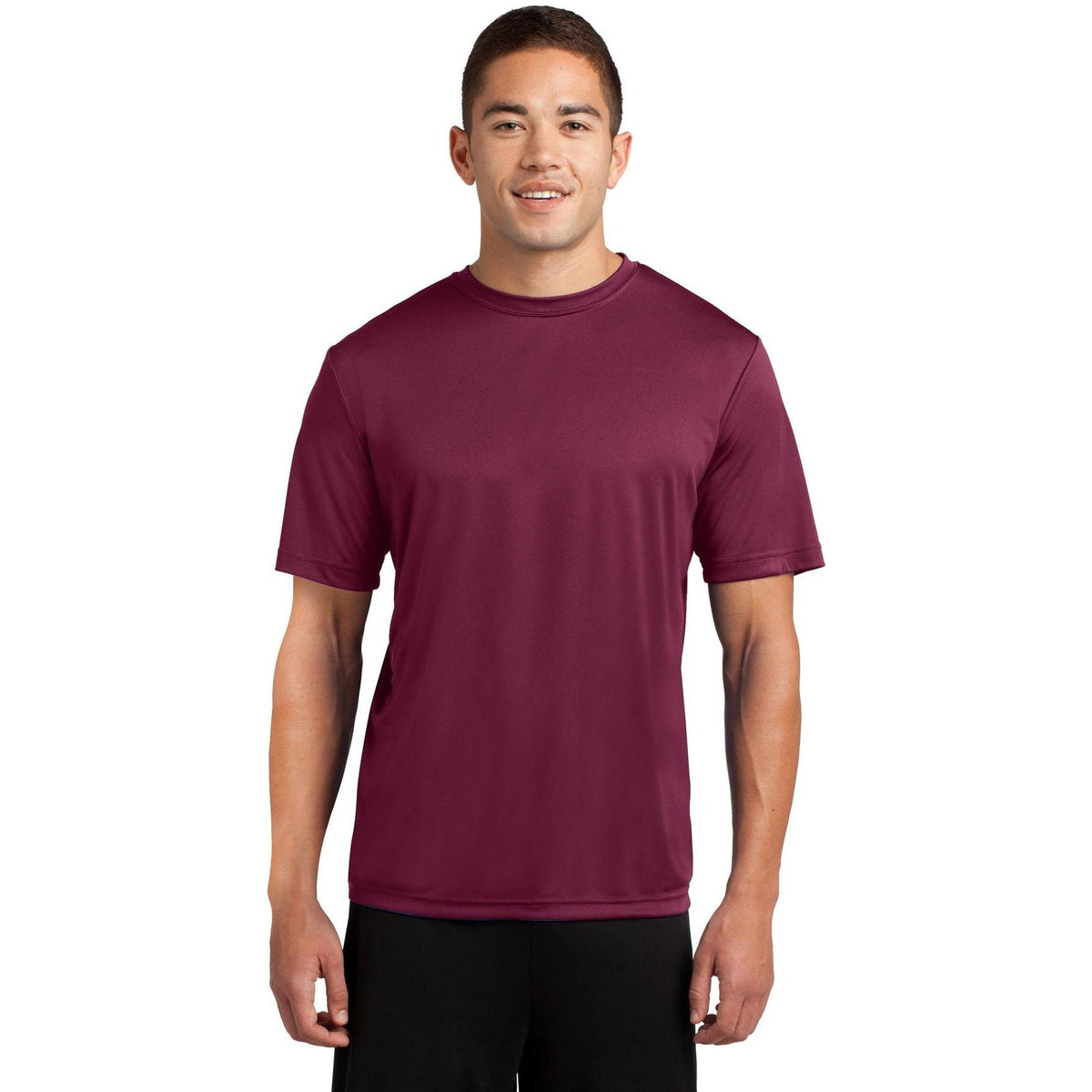 no-logo Sport-Tek Tall PosiCharge Competitor Tee-Polos-Sport-Tek-Cardinal-LT-Thread Logic